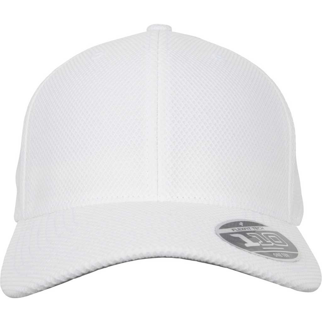 Flexfit Hybrid Cap White – front