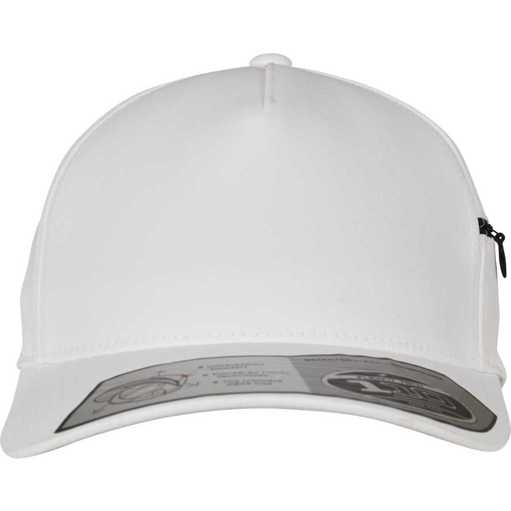 Flexfit Pocket Cap White – front