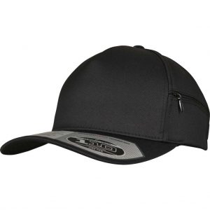Flexfit Pocket Cap Black - oblique