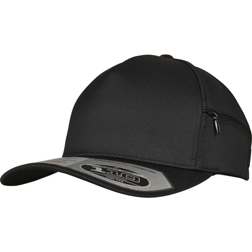 Flexfit Pocket Cap Black – oblique