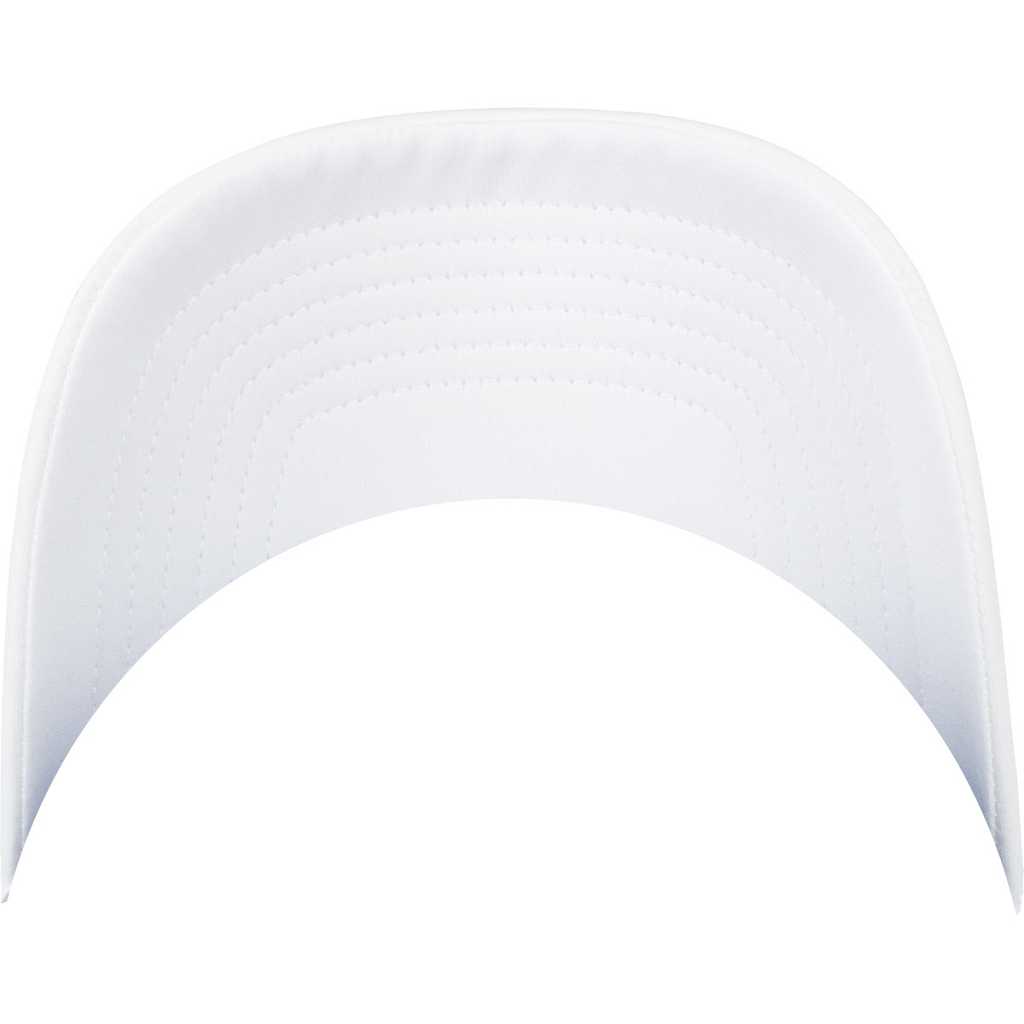 Flexfit Foam Trucker Cap Curved Visor Weiß/Weiß/Weiß – schild
