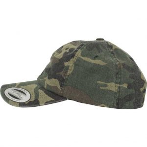 Flexfit Low Profile Camo Washed Cap Wood Camouflage – side 1