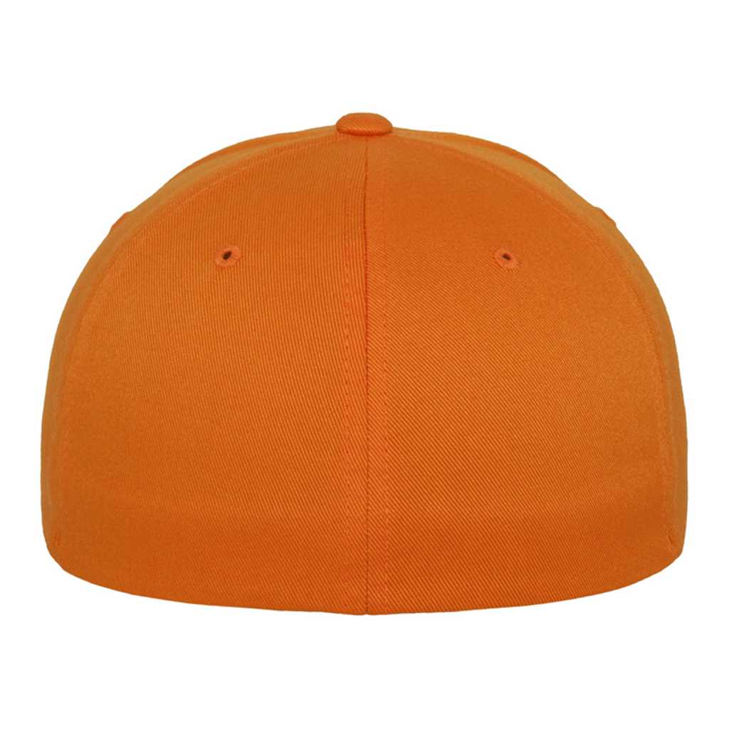 Flexfit Wooly Combed Orange – back