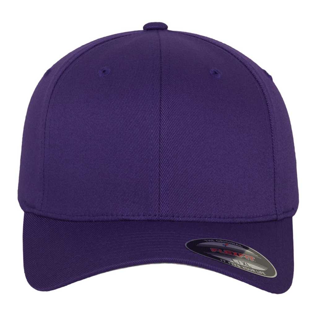 Flexfit Wooly Combed Purple – front