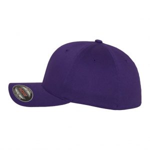 Flexfit Wooly Combed Purple – side 1