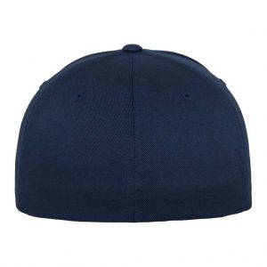 Flexfit Wooly Combed Navy – back