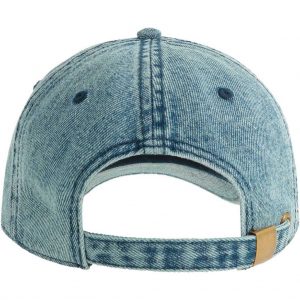 Atlantis Dad Hat – Baseball Cap Clear Wash Denim – back