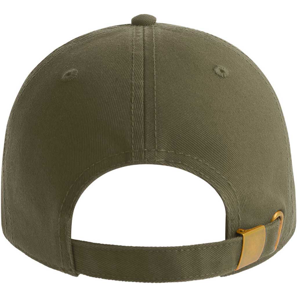 Atlantis Dad Hat – Baseball Cap Olivgrün – back