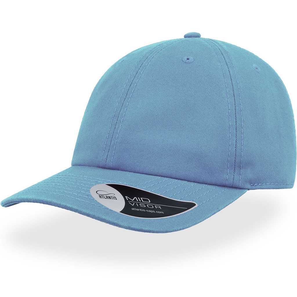 Atlantis Dad Hat – Baseball Cap Hellblau – oblique