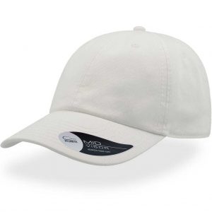 Atlantis Dad Hat – Baseball Cap Weiß - oblique
