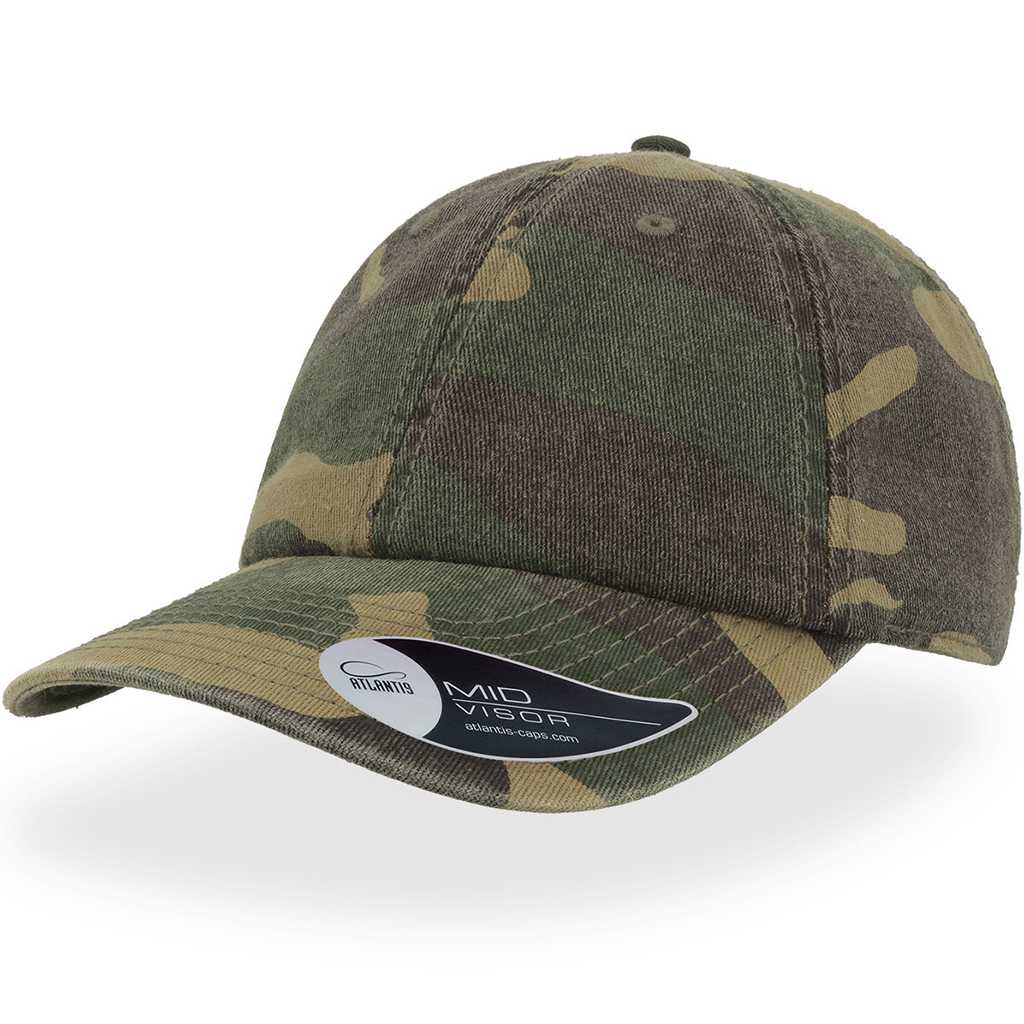 Atlantis Dad Hat – Baseball Cap Camouflage – oblique