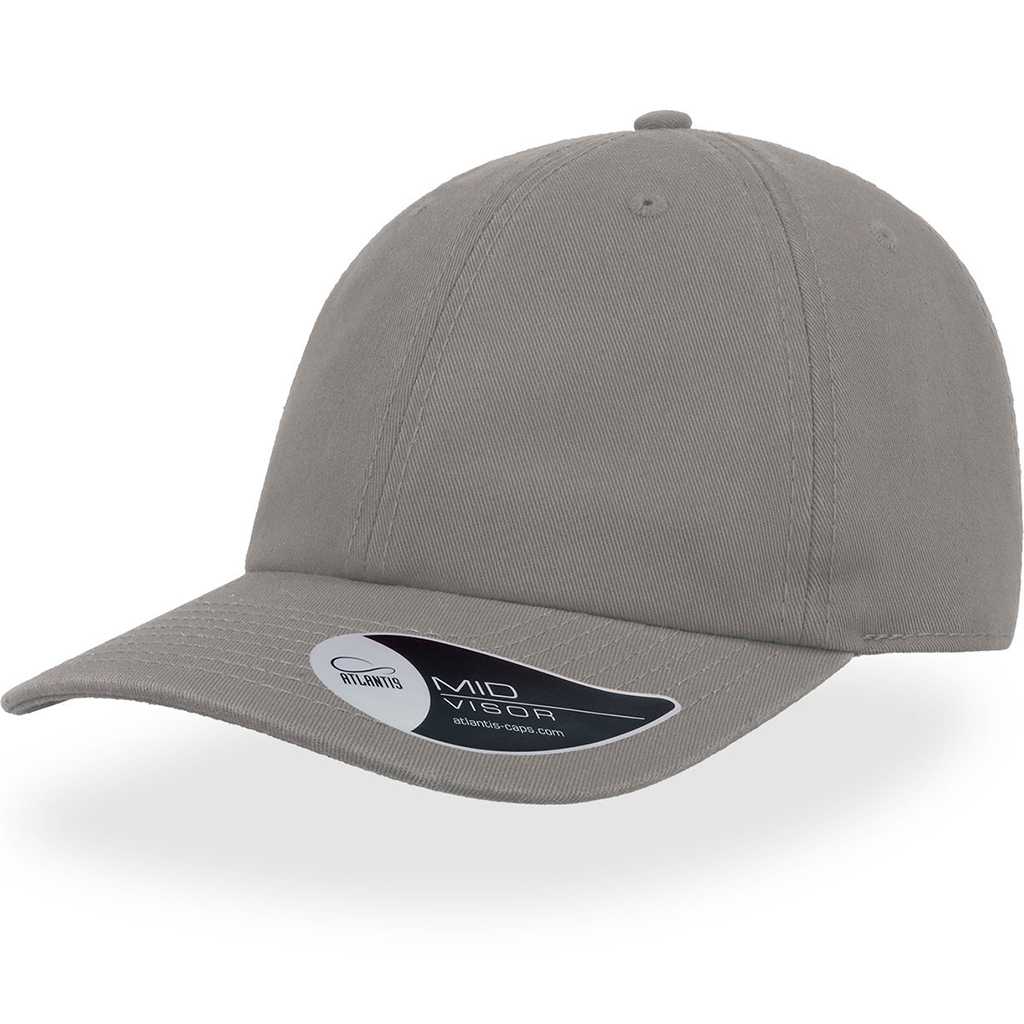 Atlantis Dad Hat – Baseball Cap Grau – oblique