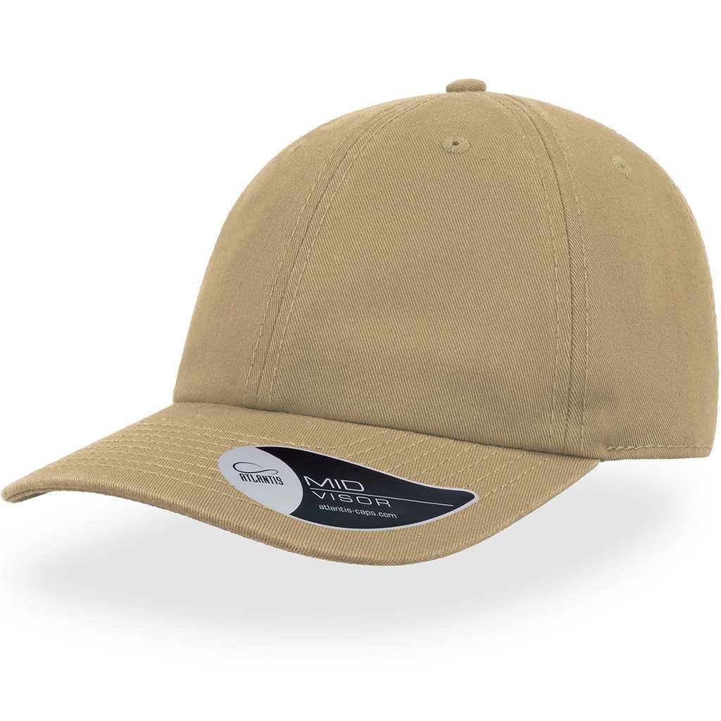 Atlantis Dad Hat – Baseball Cap Staubfarben – oblique