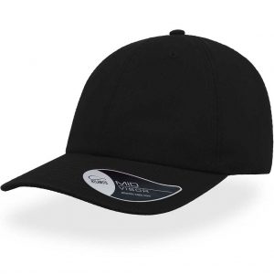 Atlantis Dad Hat – Baseball Cap Schwarz - oblique