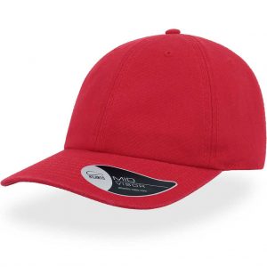 Atlantis Dad Hat – Baseball Cap Rot - oblique