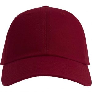 Atlantis Dad Hat – Baseball Cap Burgundy – front