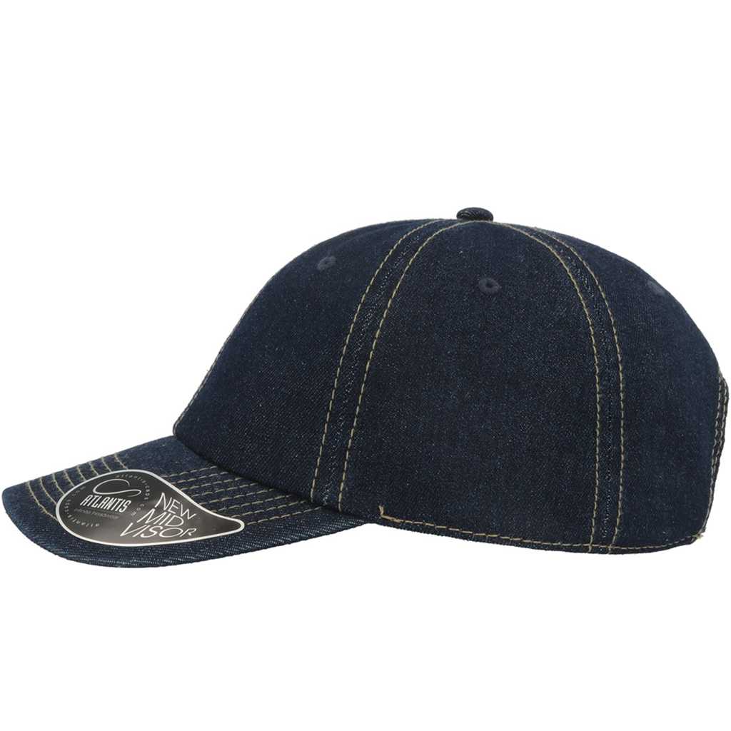 Atlantis Dad Hat – Baseball Cap Dunkel Denim – side 1