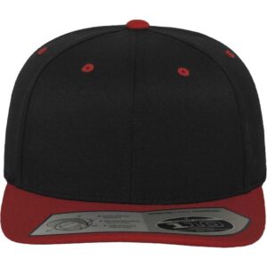 Flexfit 110 Fitted Snapback Black/Red – front