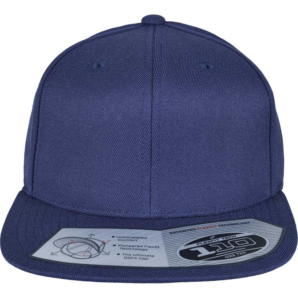 Flexfit 110 Fitted Snapback Navy – front