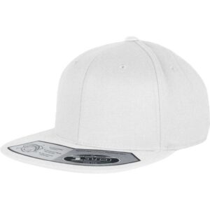 Flexfit 110 Fitted Snapback White - oblique