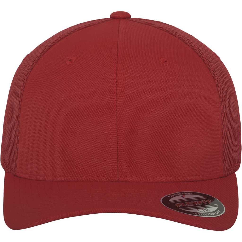 Flexfit Flexfit Tactel Mesh Cap Red – front