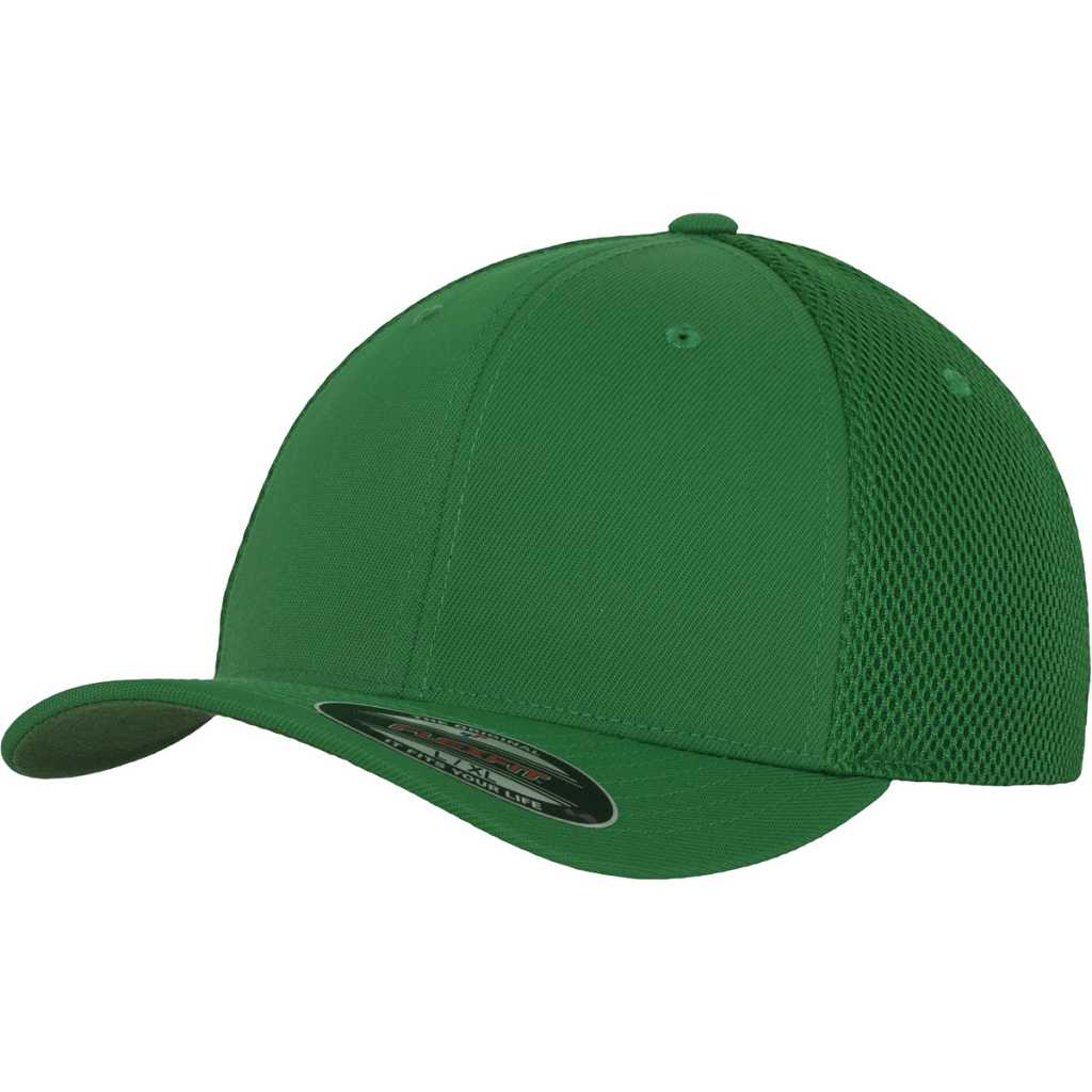 Flexfit Flexfit Tactel Mesh Cap Green – oblique