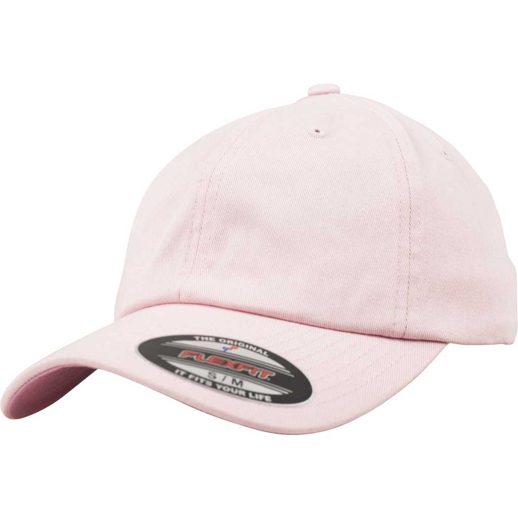 Flexfit Flexfit Cotton Twill Dad Cap Pink – oblique