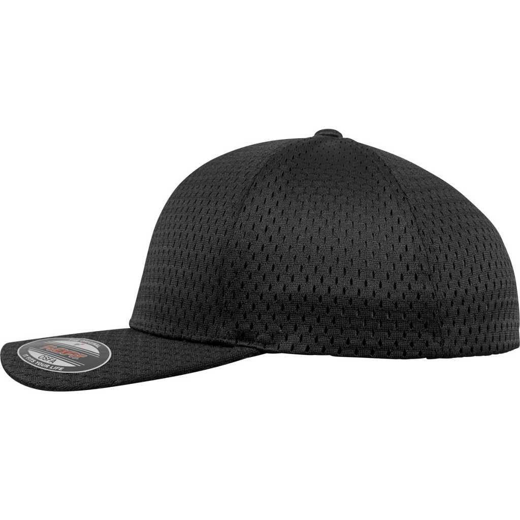 Flexfit Flexfit Athletic Mesh Cap Black – side 1