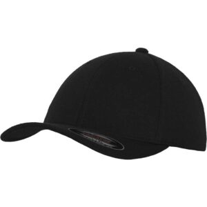 Flexfit Flexfit Double Jersey Cap Black – oblique