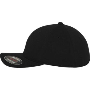 Flexfit Flexfit Double Jersey Cap Black – side 1