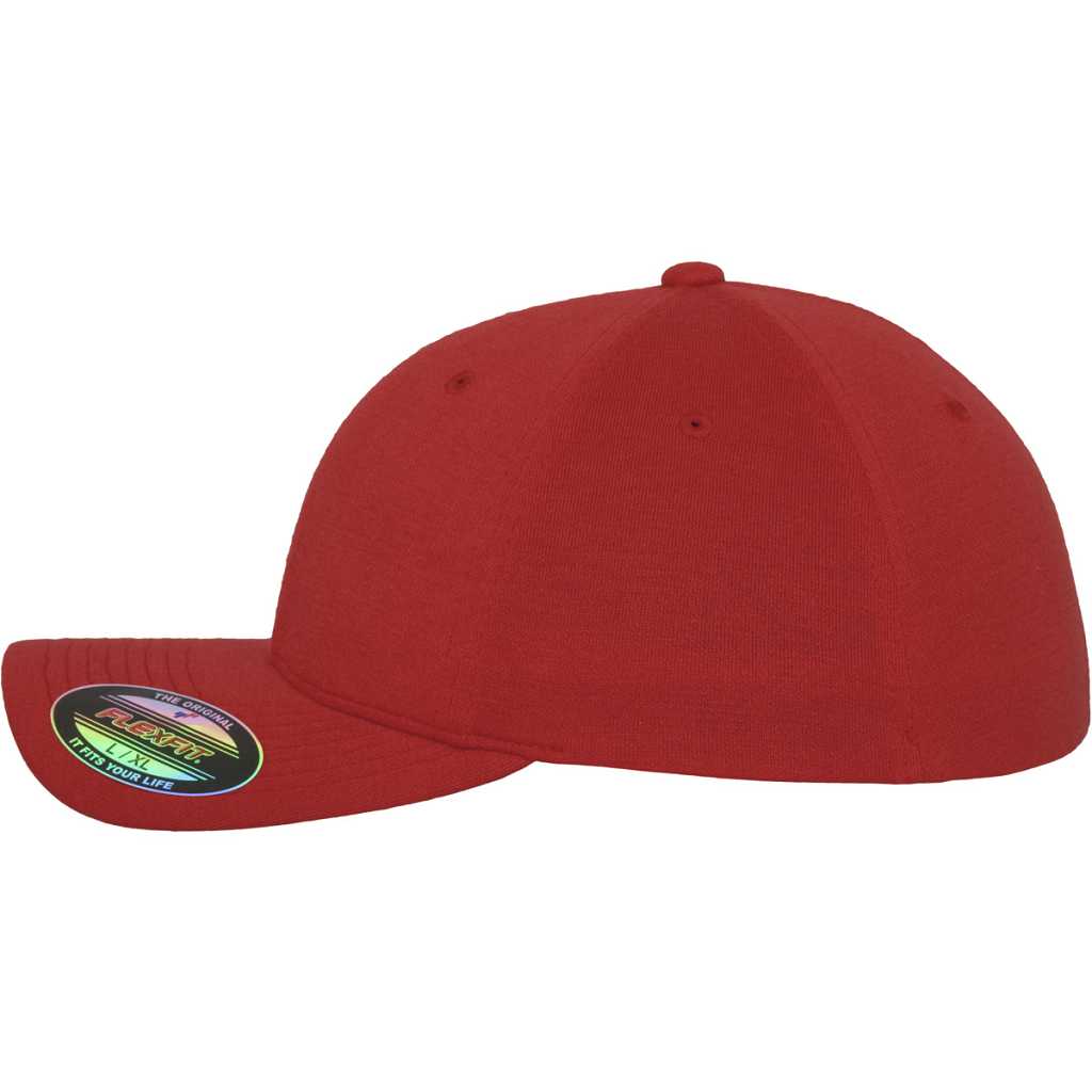 Flexfit Flexfit Double Jersey Cap Red – side 1