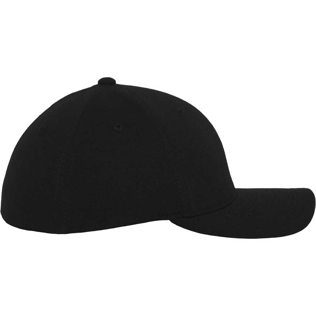 Flexfit Flexfit Double Jersey Cap Black – side 2