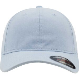 Flexfit Garment Washed Cotton Dad Hat Light Blue – front