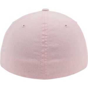 Flexfit Garment Washed Cotton Dad Hat Pink – back