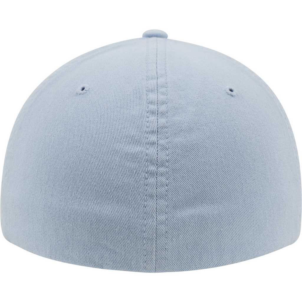 Flexfit Garment Washed Cotton Dad Hat Light Blue – back