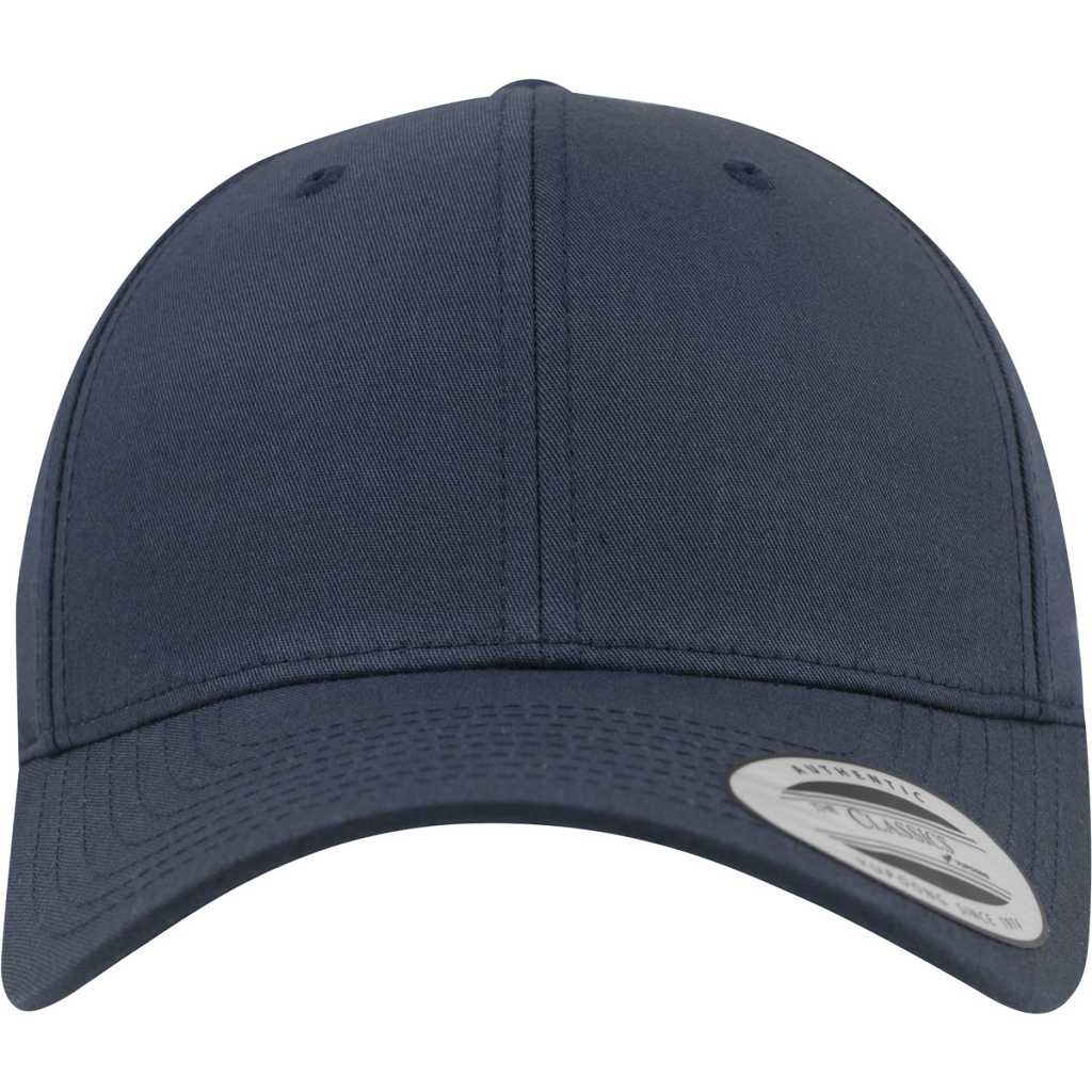 Flexfit Curved Classic Snapback Navy – front