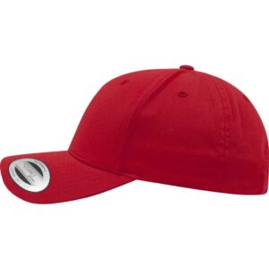 Flexfit Curved Classic Snapback Red – side 1
