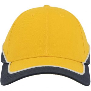 Atlantis Racing Cap Yellow/Navy – front