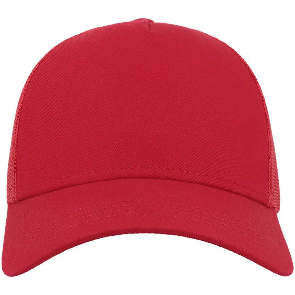 Atlantis Rapper Cotton Cap Red/Red – front