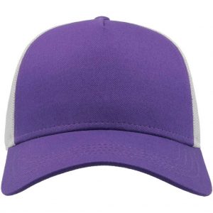Atlantis Rapper Cotton Cap Purple/White – front