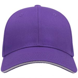 Atlantis Sport Sandwich Cap Purple/White – front