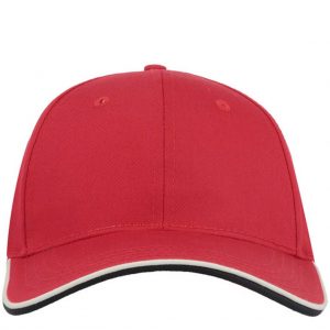 Atlantis Zoom Piping Sandwich Cap Red/White/Navy – front