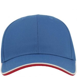 Atlantis Zoom Piping Sandwich Cap Royal/White/Red – front