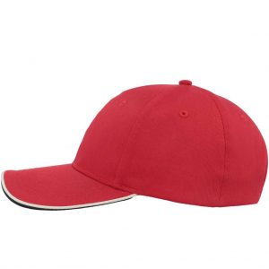 Atlantis Zoom Piping Sandwich Cap Red/White/Navy – side 1