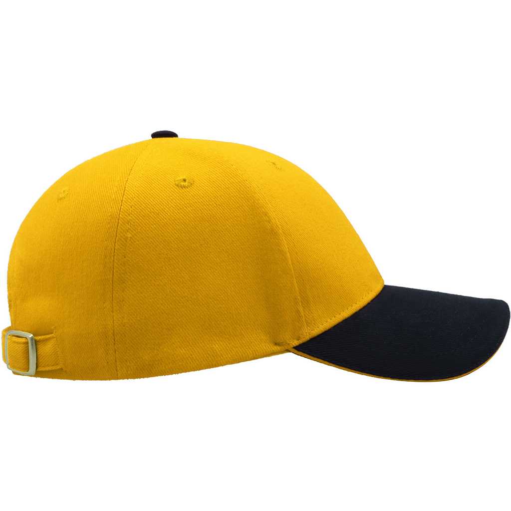 Atlantis Liberty Sandwich Cap Yellow/Navy/Yellow – side 2