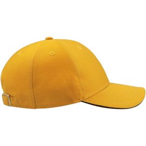 Atlantis Sport Sandwich Cap Yellow/Navy – side 2