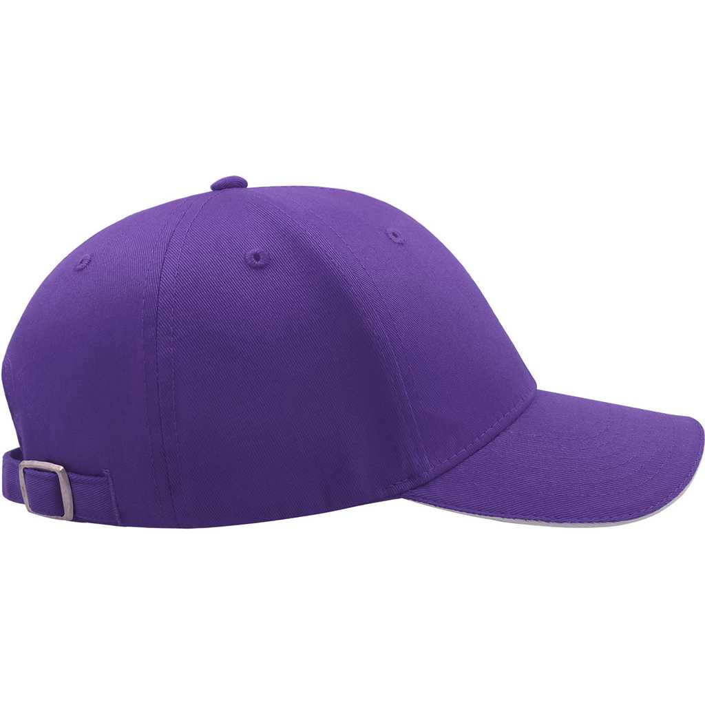 Atlantis Sport Sandwich Cap Purple/White – side 2