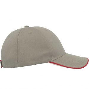 Atlantis Zoom Piping Sandwich Cap Grey/Red/White – side 2
