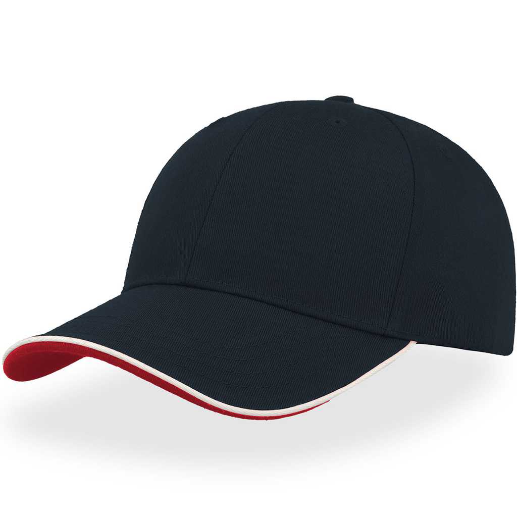 Atlantis Zoom Piping Sandwich Cap Navy/White/Red – oblique