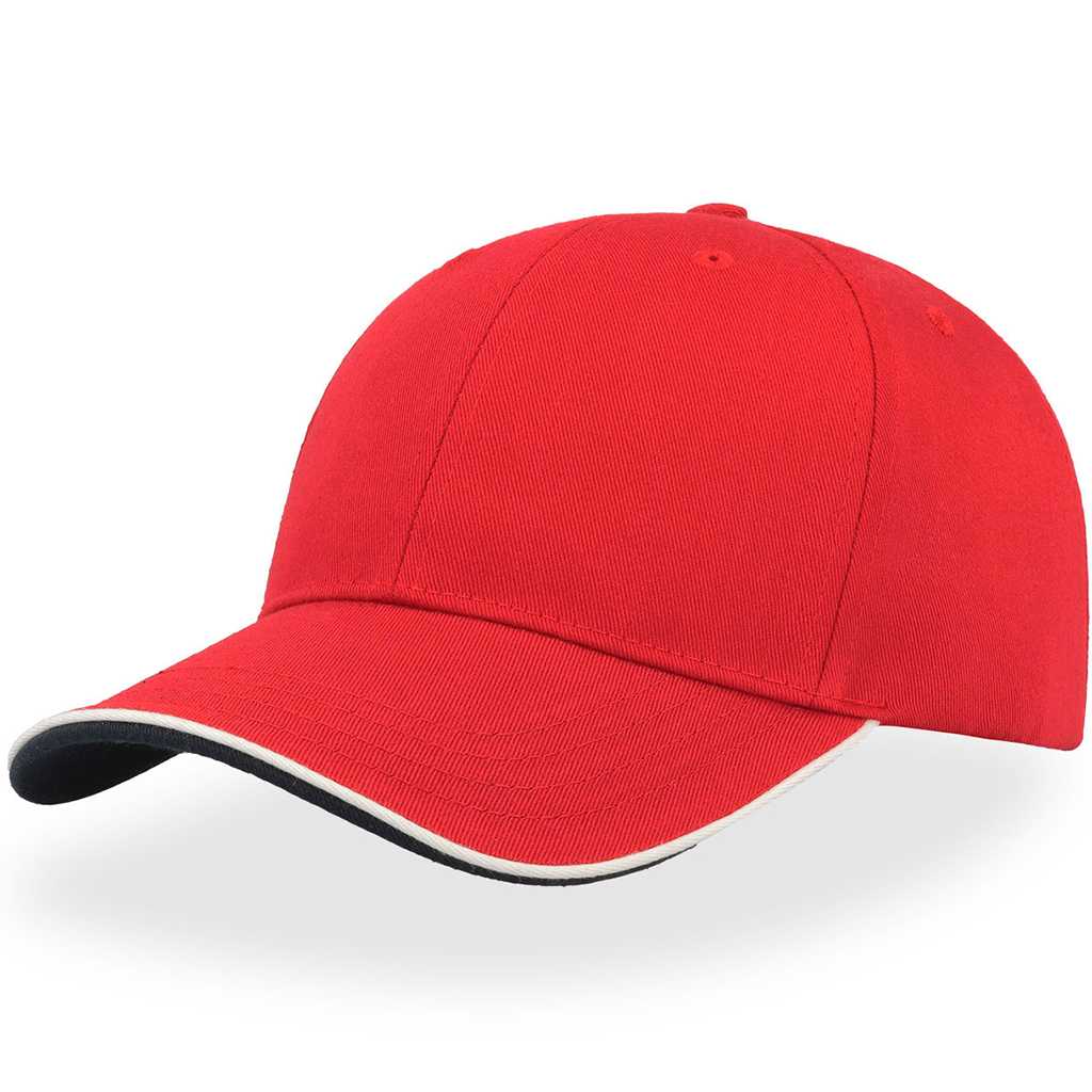 Atlantis Zoom Piping Sandwich Cap Red/White/Navy – oblique